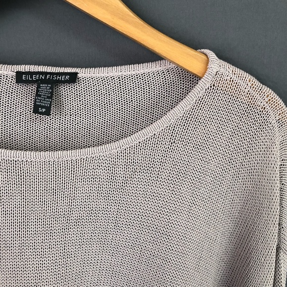 Eileen Fisher Cropped Oversize Sweater - Picture 3 of 7